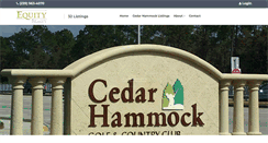 Desktop Screenshot of cedarhammock.com